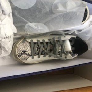 Super cute python white P448 sneakers - New!!!!!